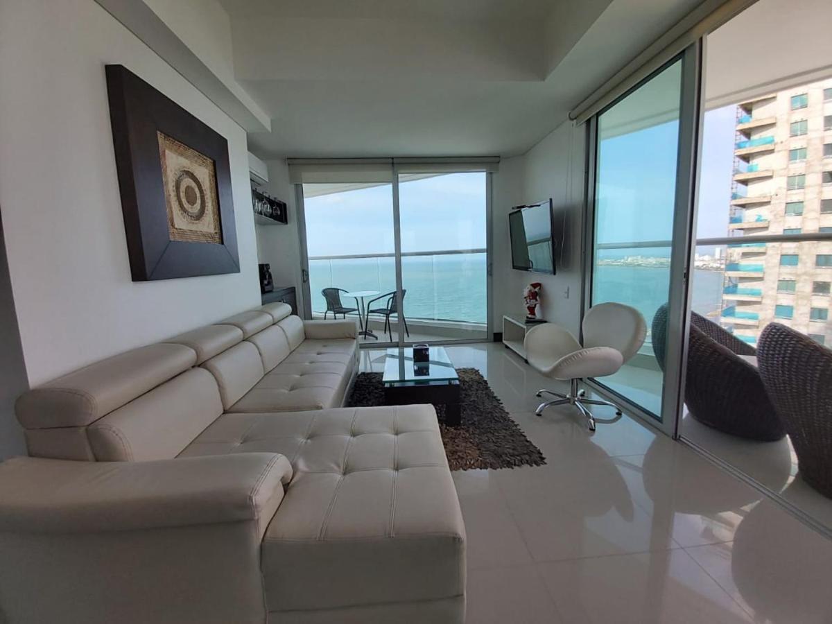 Palmetto Eliptic Luxury Beachfront Apartment Bocagrande Cartagena المظهر الخارجي الصورة